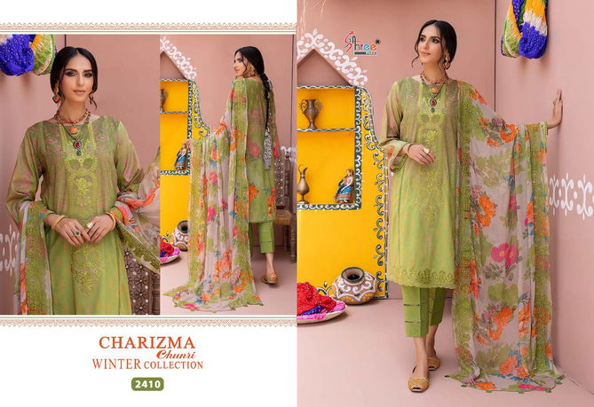 Shree Charizma Chunri Fancy Festive Wear Winter Pakistani Salwar Kameez Collection 